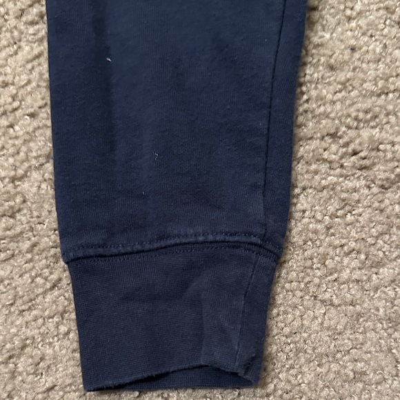 The North Face Womens Pullover Hoodie Graphic Logo Sweatshirt Navy Blue Size L - Picture 8 of 9